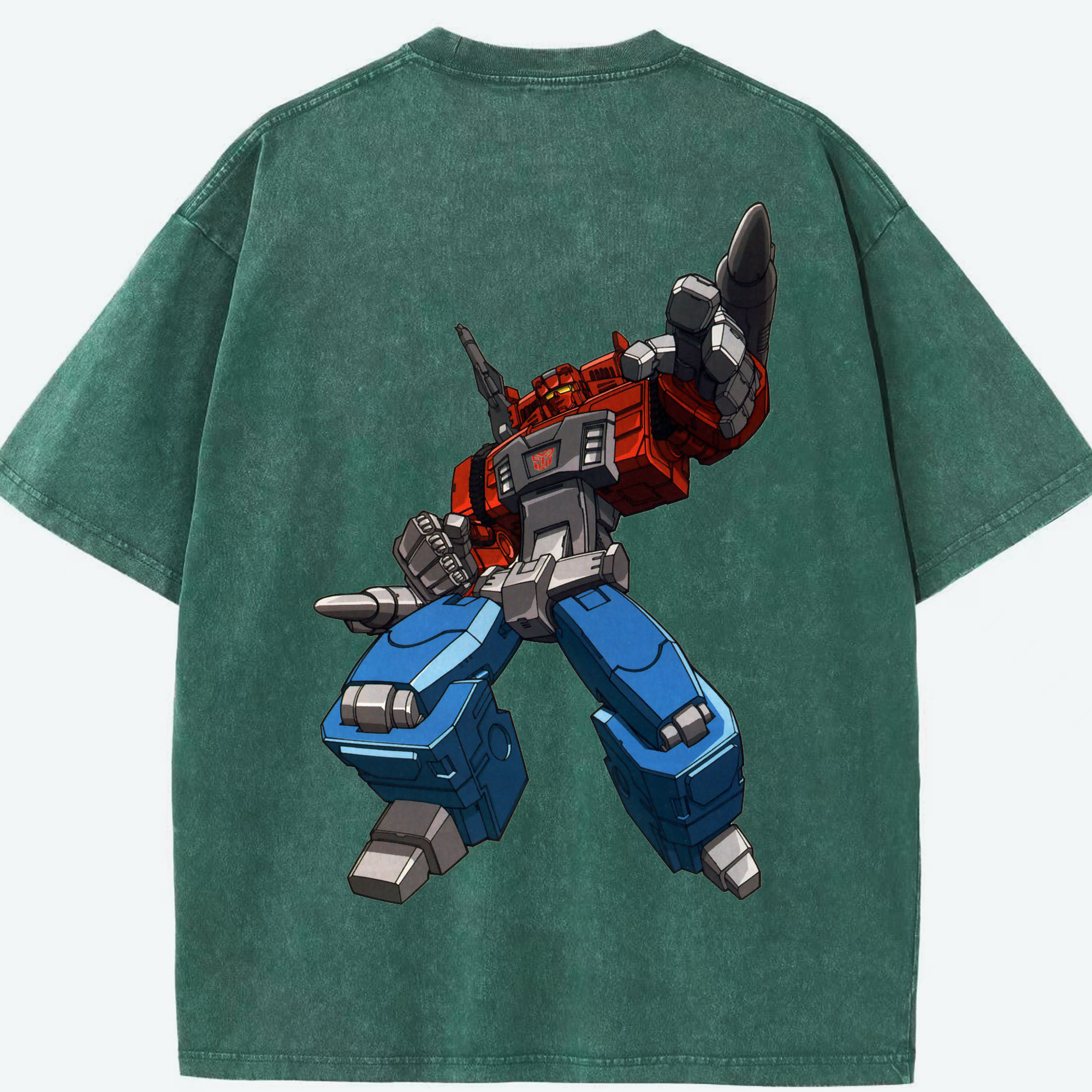 （画像用）  綿100% ヴィンテージ風 半袖Tシャツ（背面プリント）